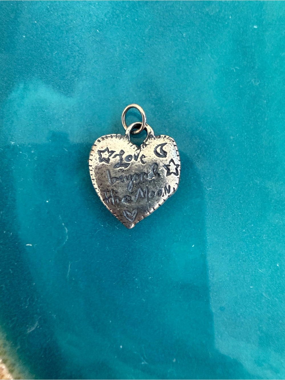 Jes Maharry Sunburst Heart Pendant Charm Sterling silver - Picture 6 of 8